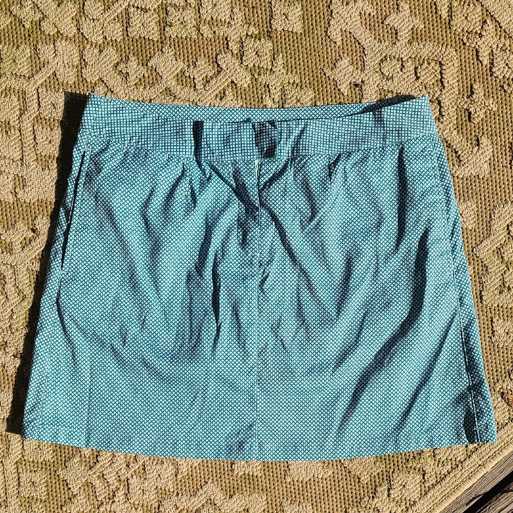 Puma Blue A-Line Mini‎ Skort Casual Resort Wear Size 12 Golf Yoga Pickleball